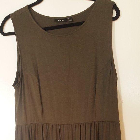 APT 9 DRESS / TOP XL Romper Gray - Picture 1 of 7